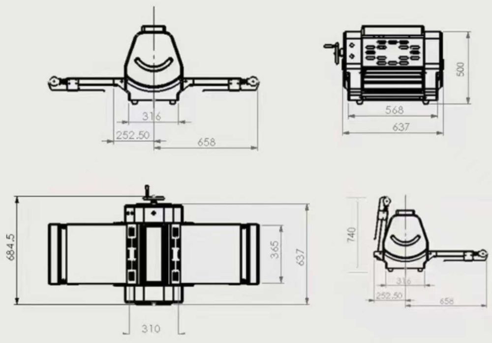wałkowarka /wałkownica do ciasta CXL380T/nablatowa