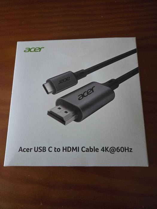 Acer Cabo USB C para HDMI 4K 60Hz 1M