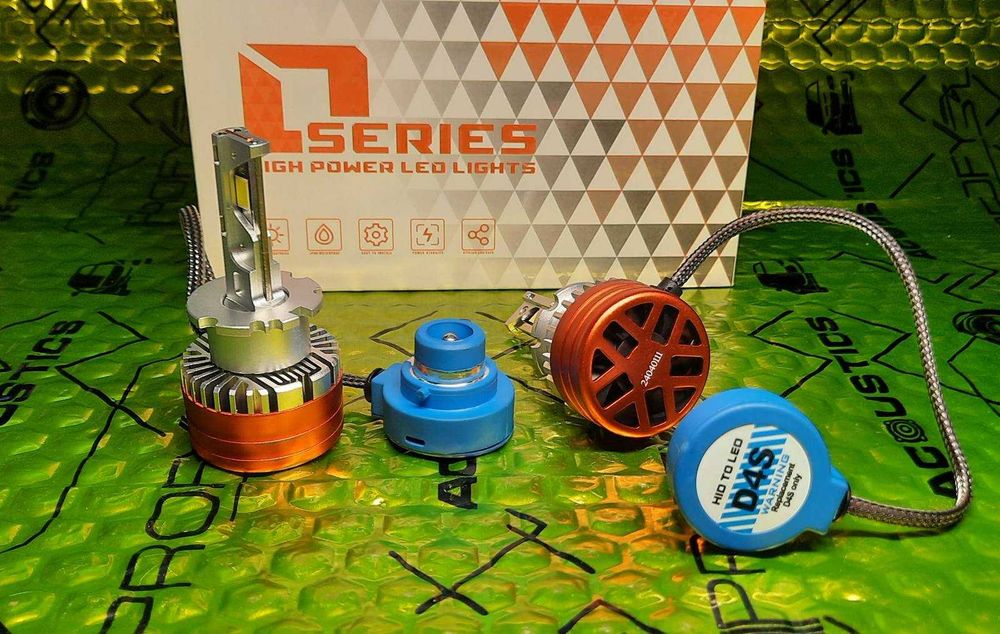 Лед лампи під штатні блоки розпалу 60W D1S/D2S/D3S/D4S 14000LM