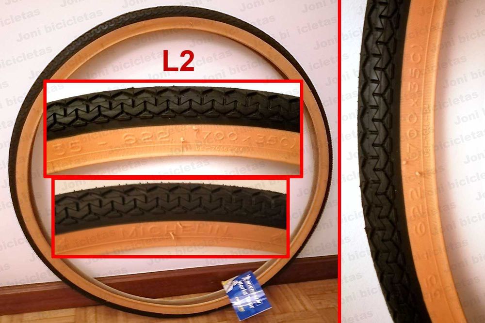 Pneus de bicicleta (medidas 28 x 1_5/8 / 700x20C a 700x40C)