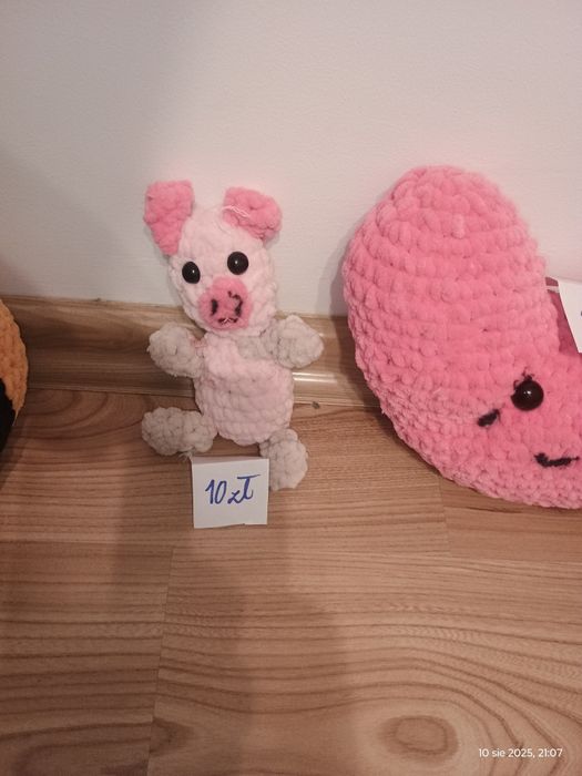 Maskotki pluszaki handmade hand made jak na foto