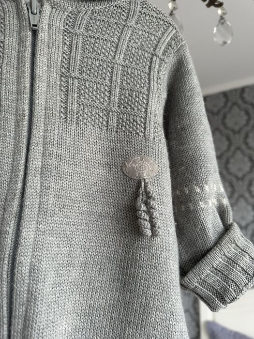 Wełniany kombinezon Merino 74 80 cm Lillelam