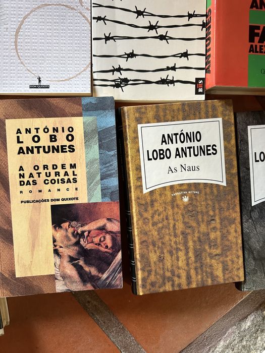 lote livros António Lobo Antunes.
