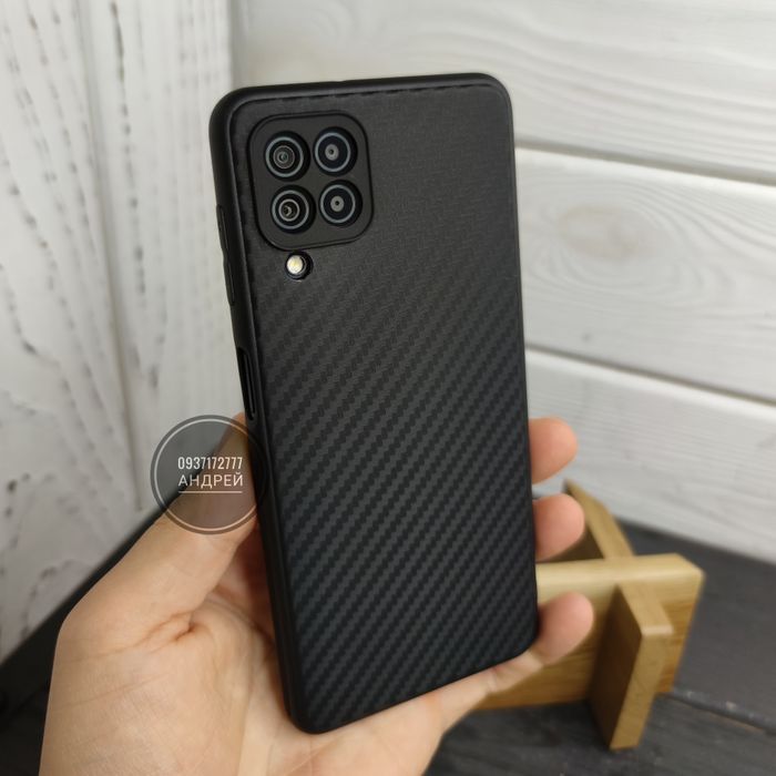Чехол тонкий Carbon TPU на Samsung M32/ M33/ A22 4G Чохол