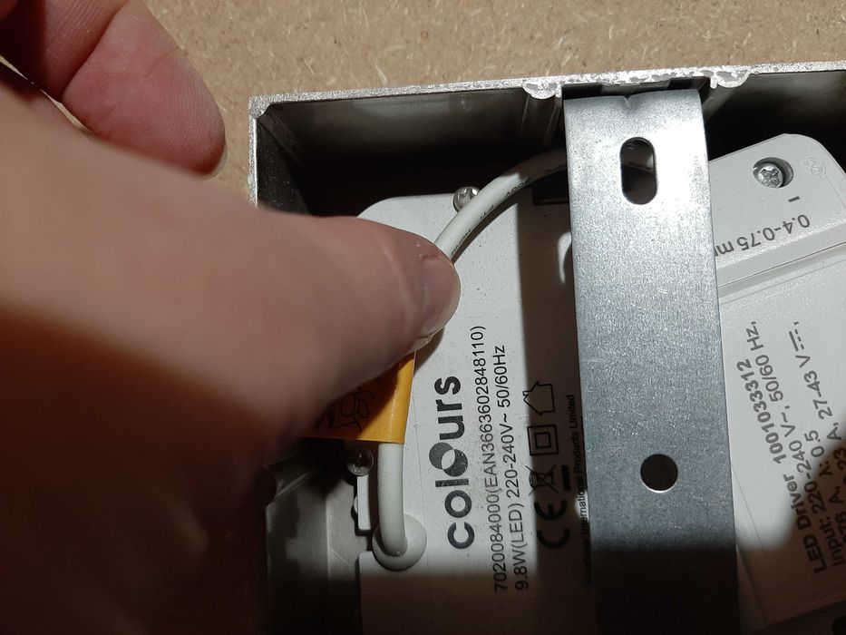 Lampa led mała plafon Castorama Colours