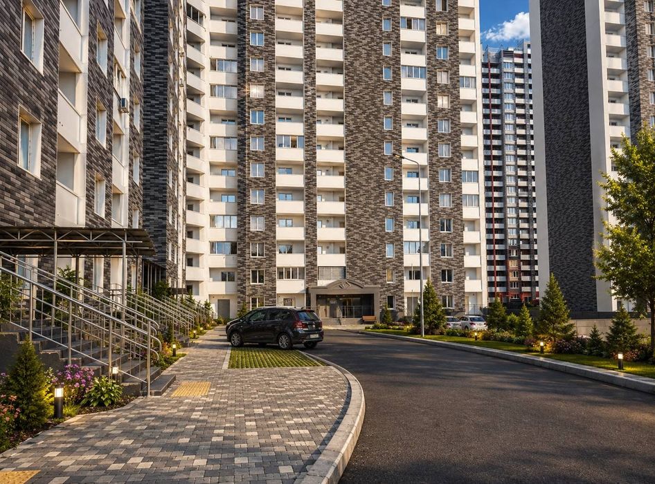 2к с кухней 18м ЖК Навігатор2, Коноплянська, 22 без%  З ремонтом