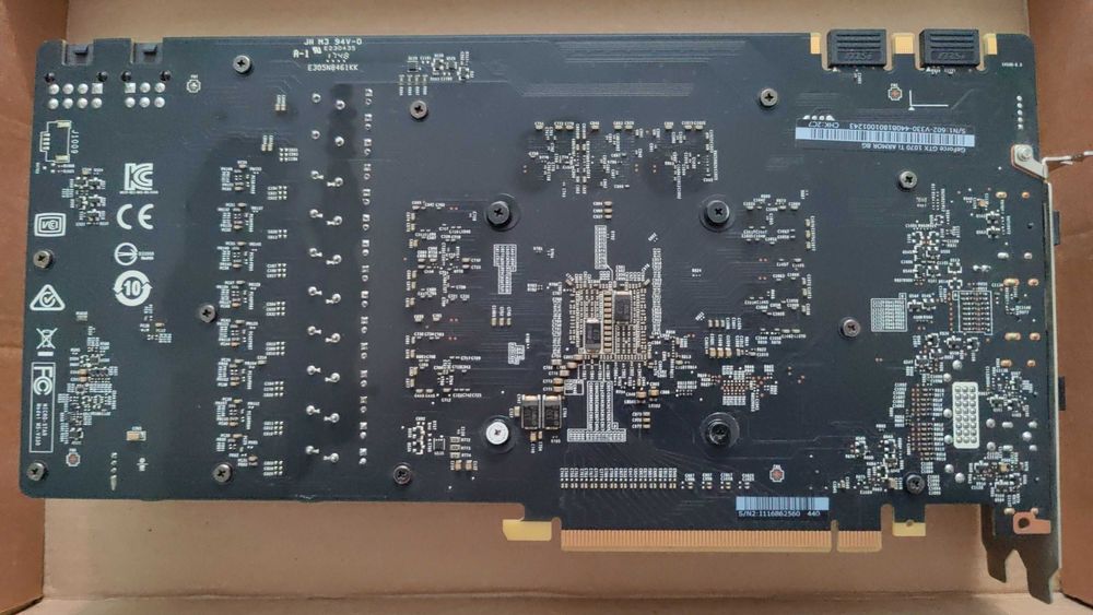 placa gráfica MSi GTX 1070 Ti Armor Twin Frozr 8GB