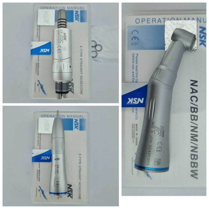 Кутовий Механічний наконечник З водою  Прямий Пневмомотор Мікромотор