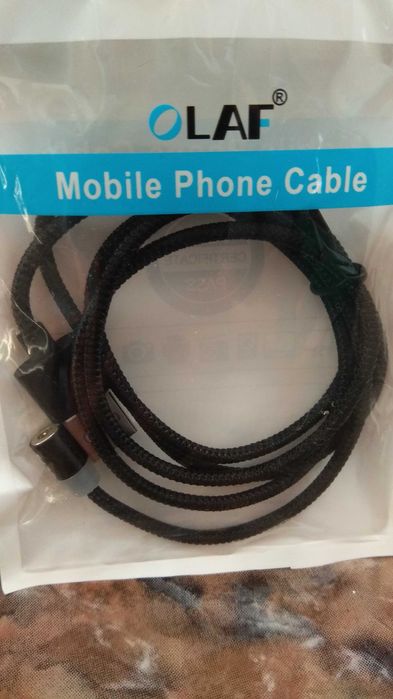 Магнитный кабель micro USB (тип С)   для зарядки телефона