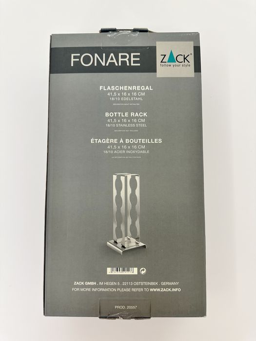 Garrafeira de Aço Inoxidável Fonare Zack Nova