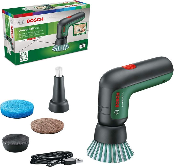 Bosch DIY UniversalBrush Szczotka do czyszczenia + 5 końcówek 06033E0000