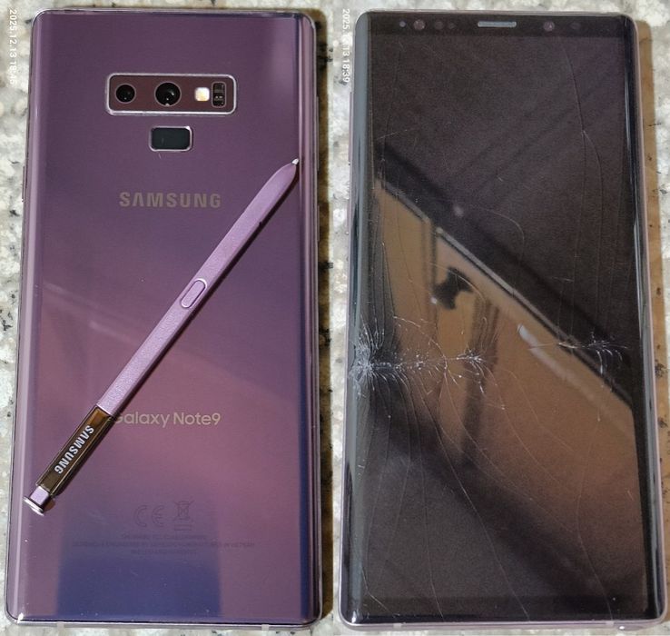 Samsung Galaxy Note 9 , 6/128gb., NFC .  Тріщини на склі.