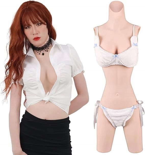 Silikonowe Realistyczne ciało biust body miseczka A Rozmiar s