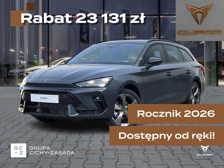 Cupra Leon Sportstourer Leon ST 1.5 TSI 150 KM 6 biegowa manualna skrzynia biegów