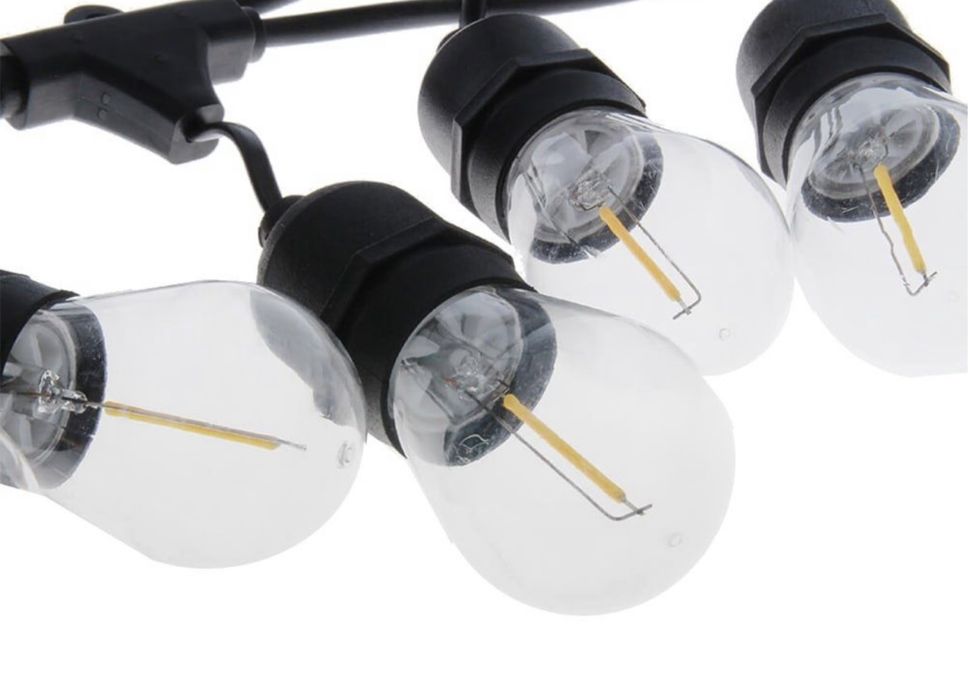 ретро гірлянда з економними лампами єдісона  экономная ретро гирлянда