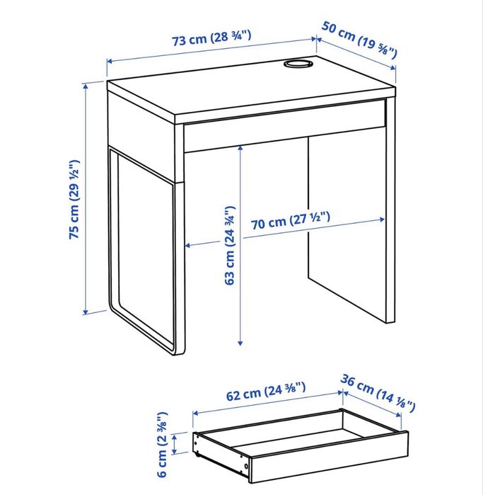 Secretária Ikea Micke