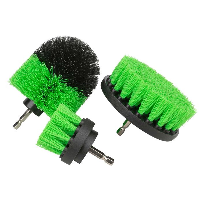 CONJUNTO DE 3 ESCOVAS DE LIMPEZA PARA BERBEQUIM