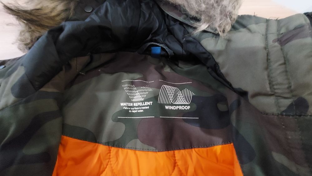 Kurtka moro H&M WINDPROOF