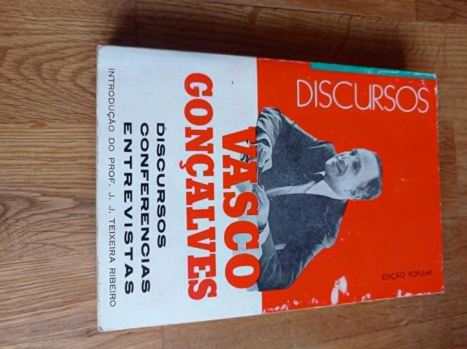 vendo livro Vasco Gonçalves discursos conferencias entrevistas