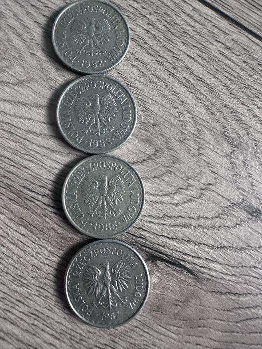 Monety 1 zloty 1982-1988