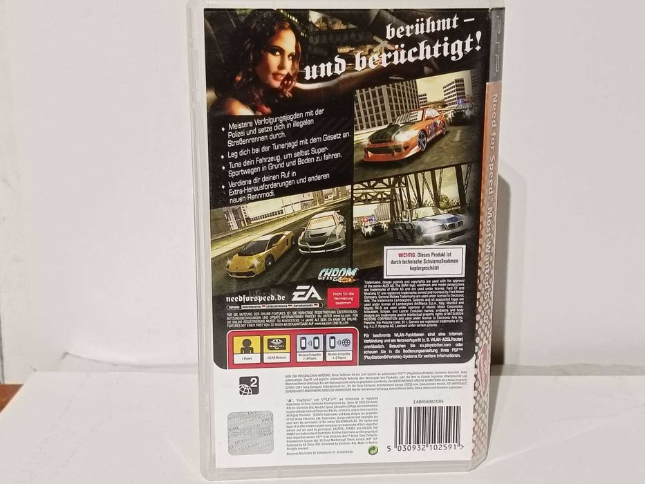 NFS MOST WANTED 5-1-0 PlayStation Portable