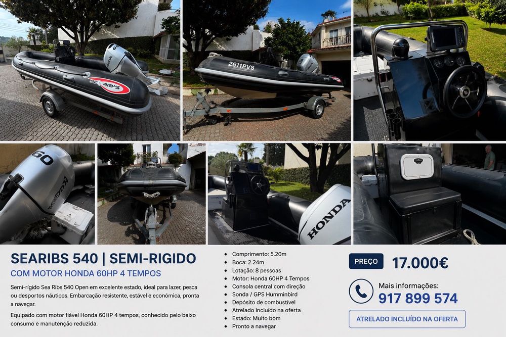 Semi-Rigido SEARIBS 540 Open