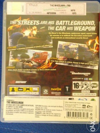 Wheelman - Vin Diesel Jogo PS3