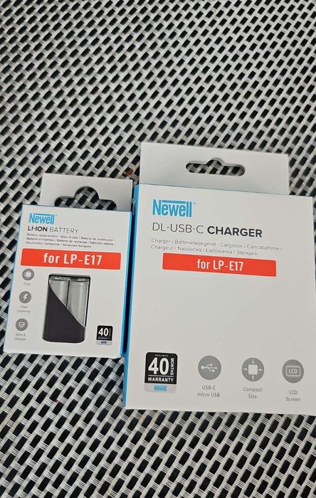 Newell LP-E17 для Canon RP, R8. Нові. Гар.40 міс.