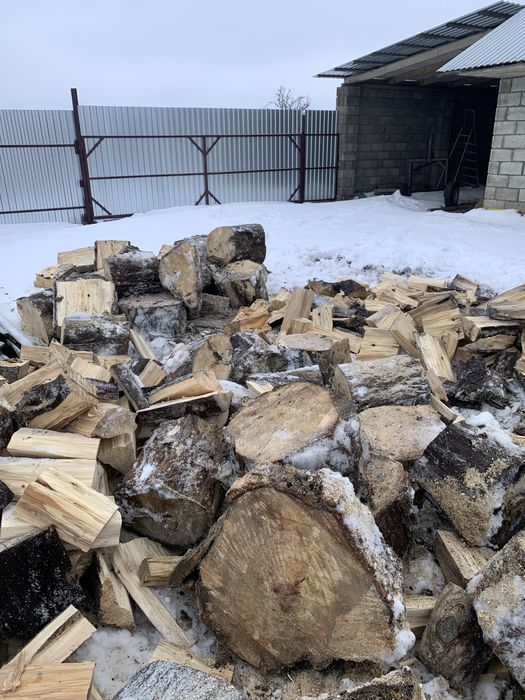 Дрова тополя рубана