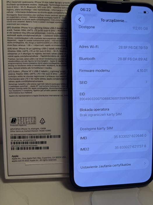 Iphone 14 | 84% | jak nowy stan idelany