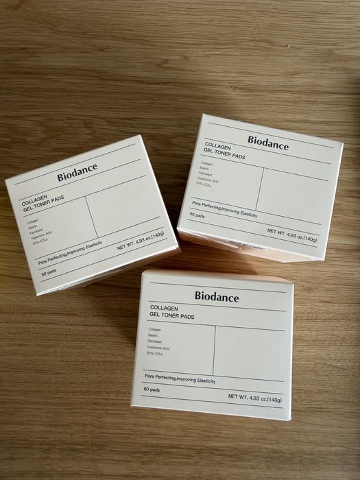 Biodance - Collagen Gel Toner Pads - Ujędrniające Płatki Kolagenowe do Twarzy - 60szt