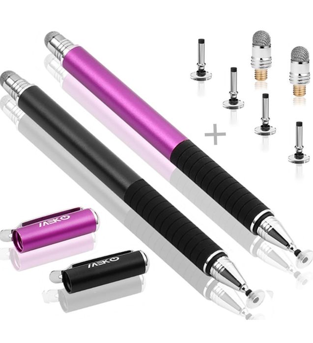 MEKO Stylus Precision Series 2w1 – Zestaw 2 rysików do ekranów dotykow