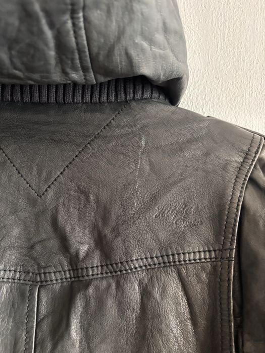 Skórzana kurtka ramoneska leather jacket kurtka wiosenna przejściowa