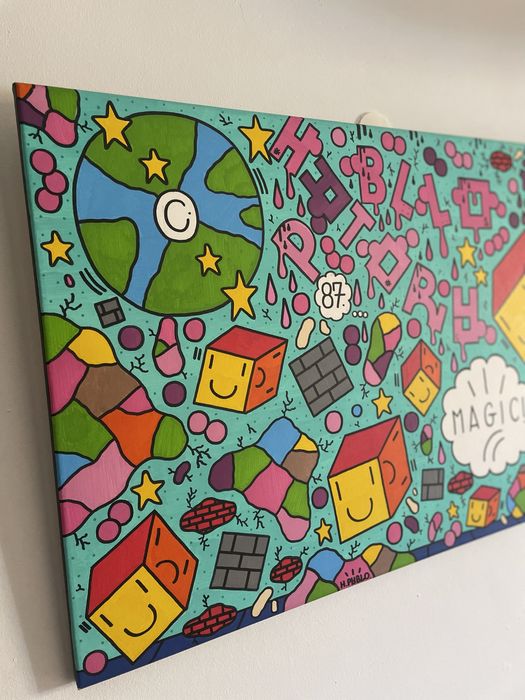 Tela única 1/1 do artista HATORY PABBLO - INTERNET IS A LIE - 2019