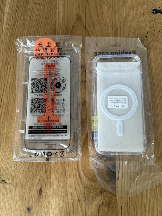 iPhone 17 Pro Air Etui Magsafe plus Szkło hartowane, Folia obiektywu!