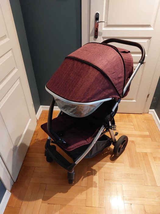 Oyster Zero wózek spacerowy piękny Burgund