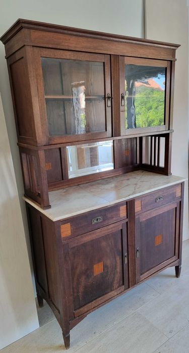 Móvel vintage - Art Deco 1930 - Cómoda Madeira maciça -