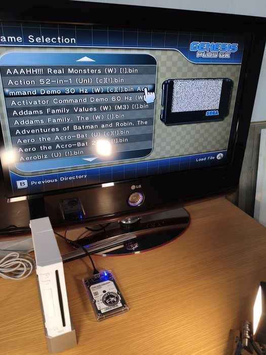Wii clássica 250GB desbloqueada em caixa