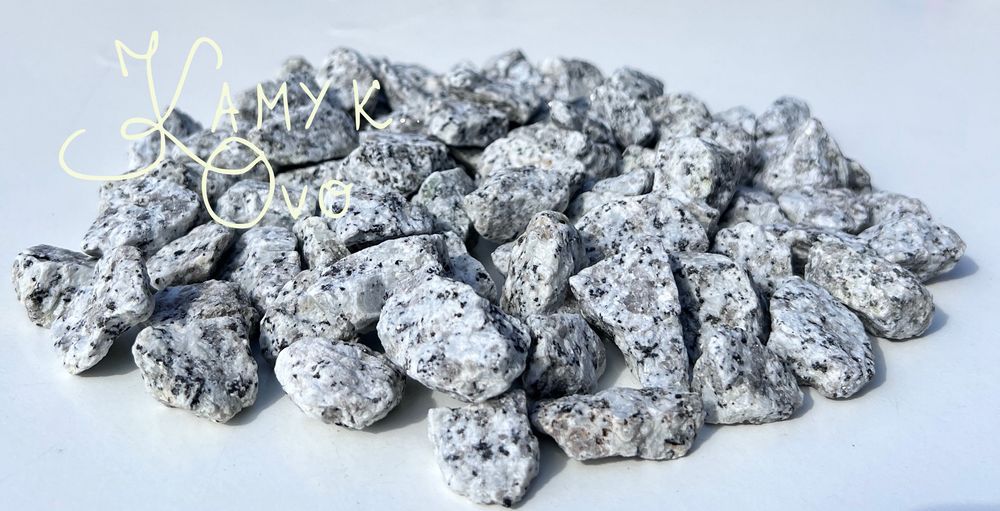 GRANIT Grys Granitowy Dalmatyńczyk, Kruszywo Ozdobne, Kamień, Ogród!