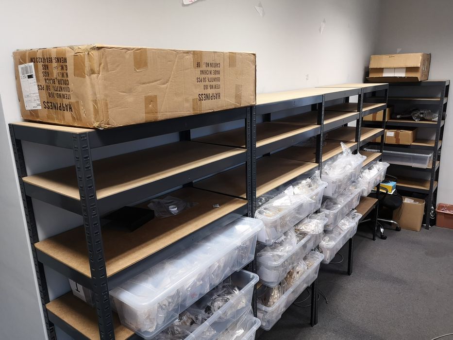 Regał Zatrzaskowy Grafitowy 180x90x45 5P/265kg