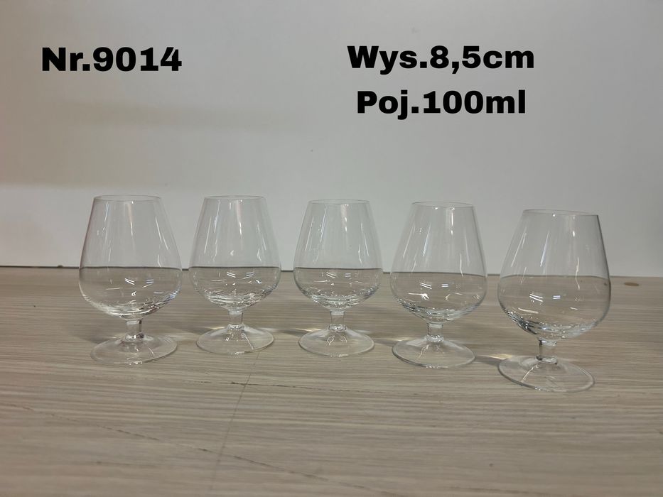 Szklane kieliszki 5 sztuk nr.9014