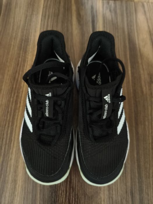 Дитячі тенісні кросівки Adidas Adizero Club Junior black, 30 розмір