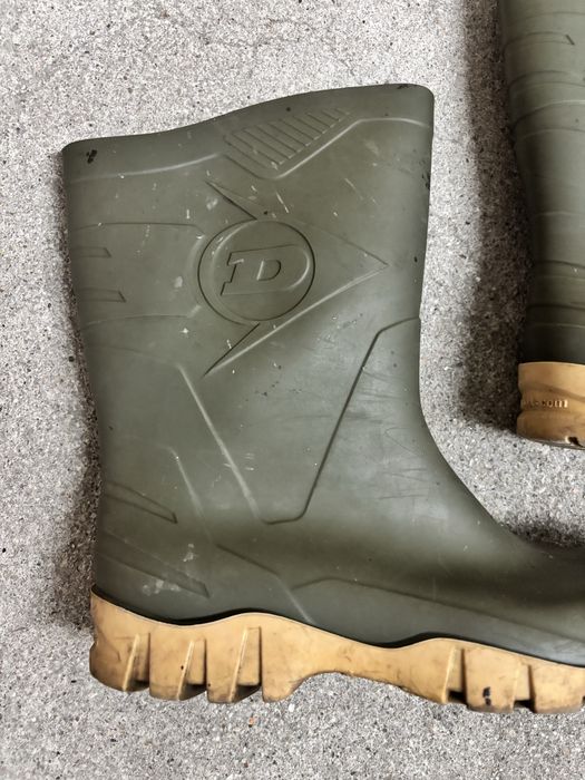 Galochas Dunlop verdes