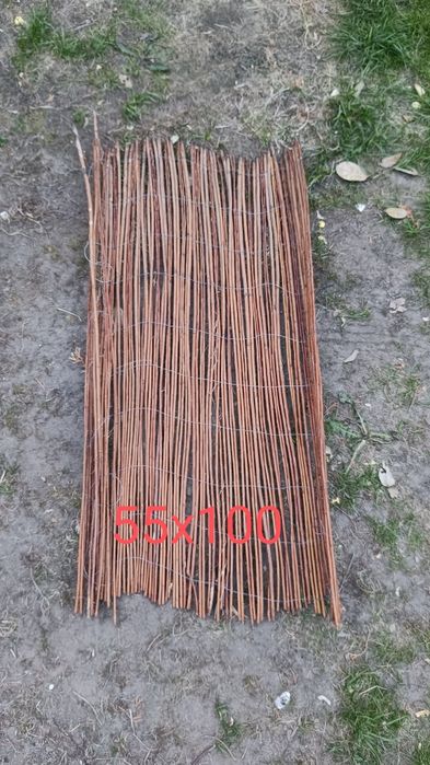Mata wiklinowa / osłona balkonowa – 4 sztuki, różne wymiary