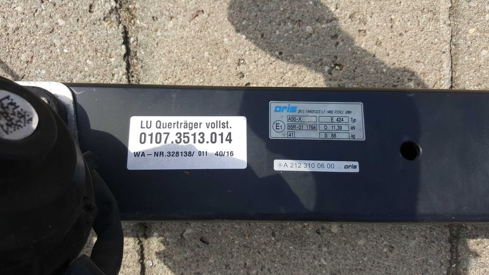 Oryginalny elektryczny hak holowniczy mercedes w212 wysyłka