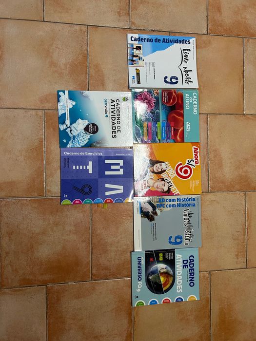 Cadernos de atividades do 9 ano