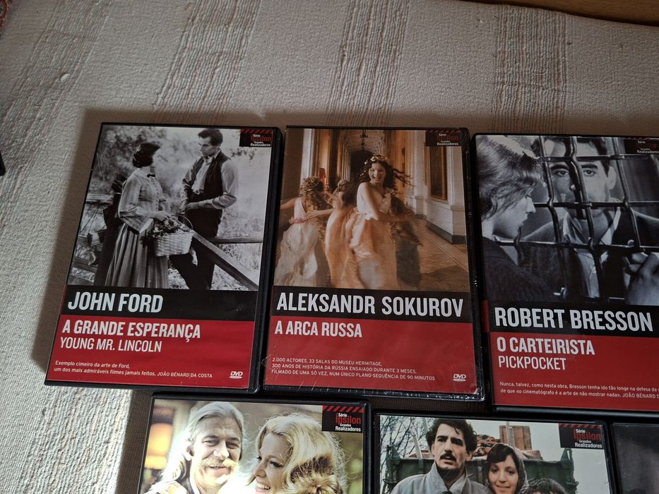 Dvds da coleção Grandes Realizadores jornal Público