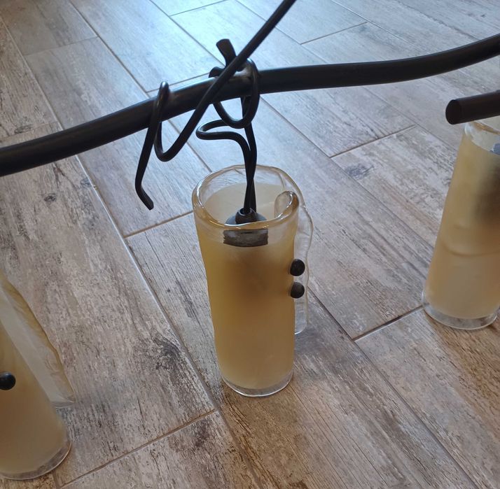 Candeeiro de cinco lâmpadas