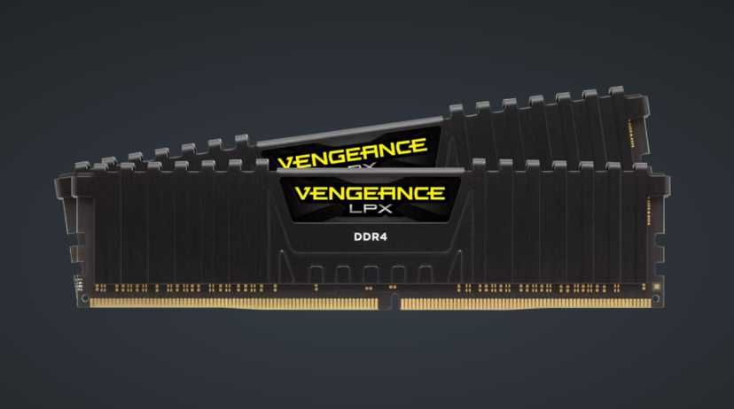 Vendo Kit de memória C16 DDR4 DRAM 3200 MHz 16 GB (2 x 8GB) VENGEANCE® LPX – Preto