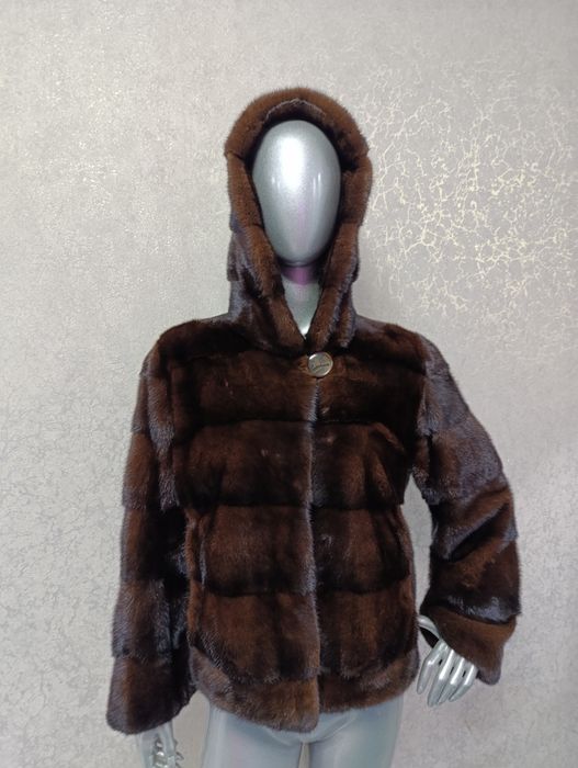 Норкова шуба, шубка, напівшубок, бомбер. Manakas. Як нова